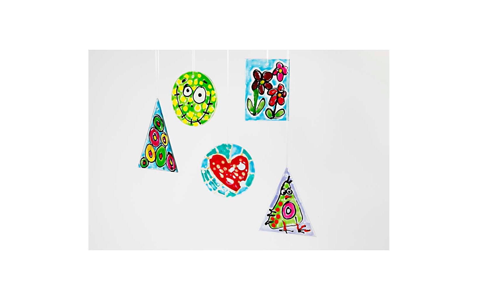 Creativ Company Glasplatte 7 cm, 10 Stück