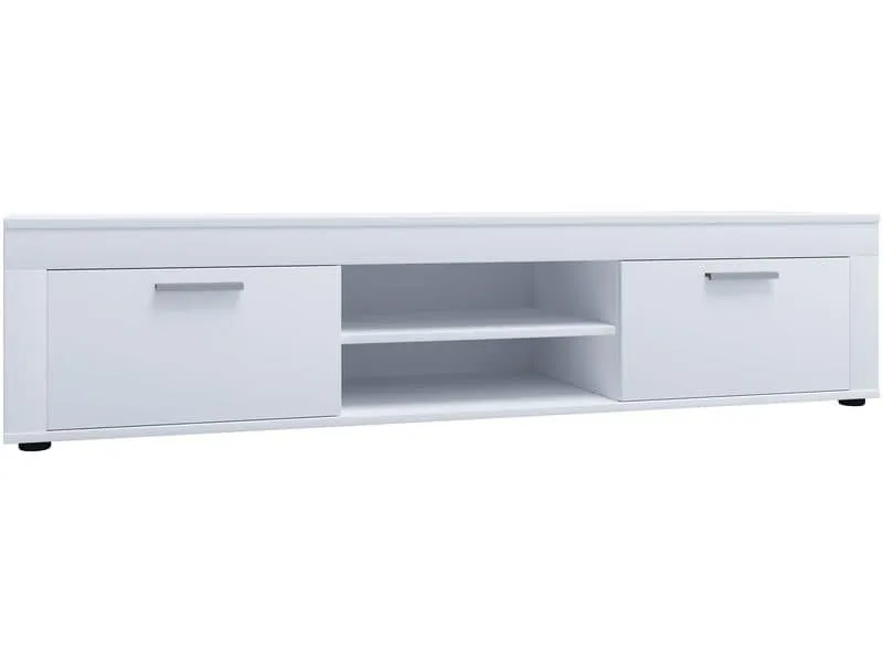 VCM TV-Möbel Usilo XL 160 x 45 cm, Weiss VCM TV-Möbel Usilo XL 160 x 45 cm, Weiss