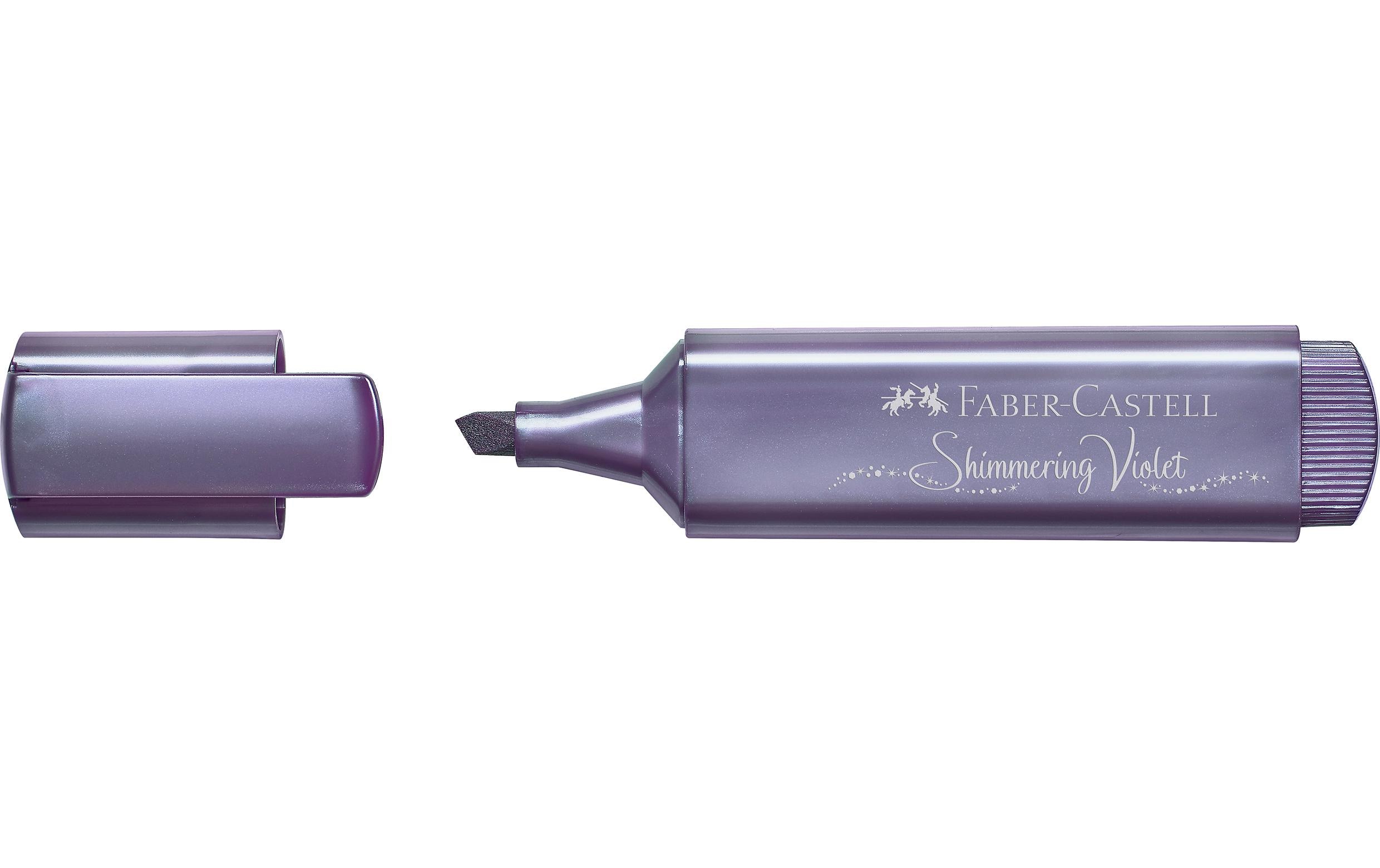 Faber-Castell Textmarker 1546 Shimmering Violet, Metallic