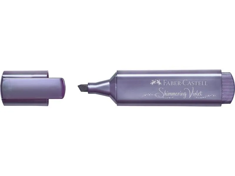 Faber-Castell Textmarker 1546 Shimmering Violet, Metallic Faber-Castell Textmarker 1546 Shimmering Violet, Metallic
