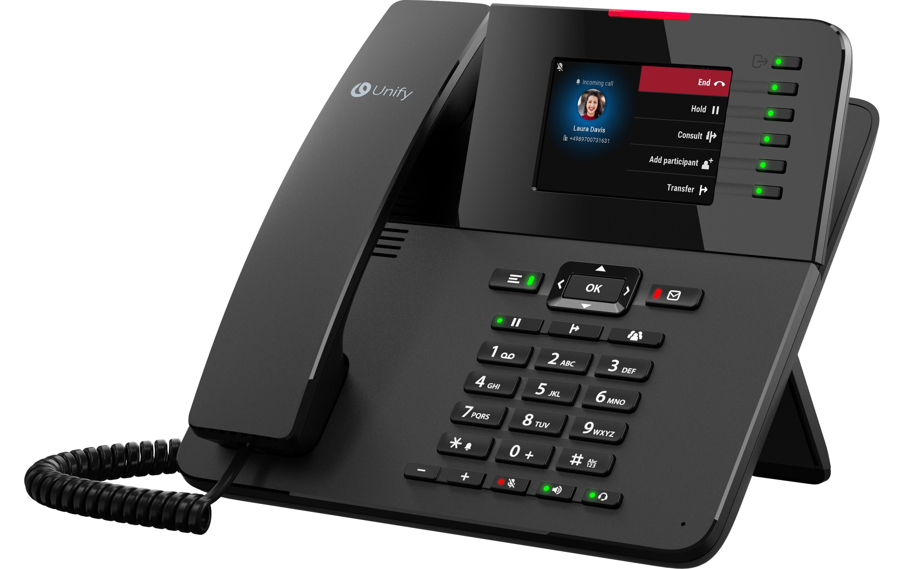 UNIFY SIP Tischtelefon OpenScape CP410 Schwarz UNIFY SIP Tischtelefon OpenScape CP410 Schwarz