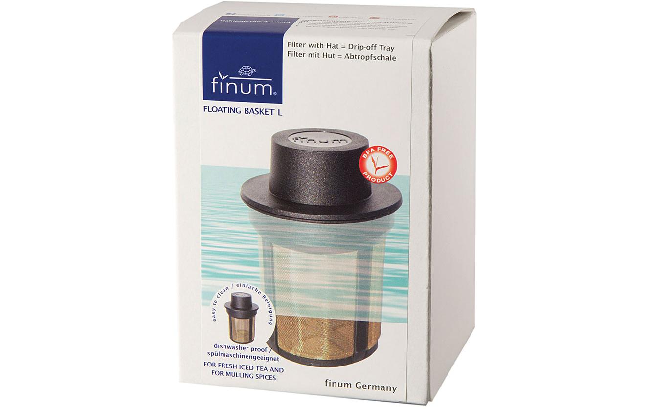 Finum Teefilter-System Floating Basket L Schwarz