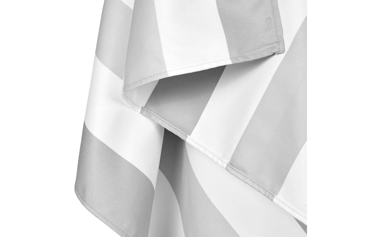 Dock & Bay Strandtuch Cabana 200 cm x 90 cm, Grau, Weiss Dock & Bay Strandtuch Cabana 200 cm x 90 cm, Grau, Weiss