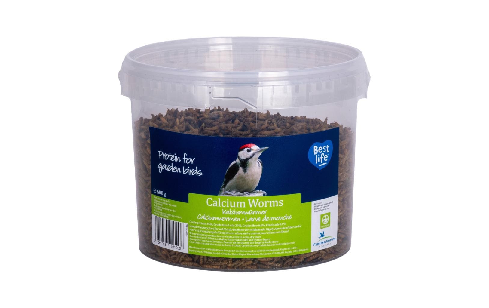 CJ Wildlife Schwarze Soldaten Fliegen (BSF) 600 g Eimer