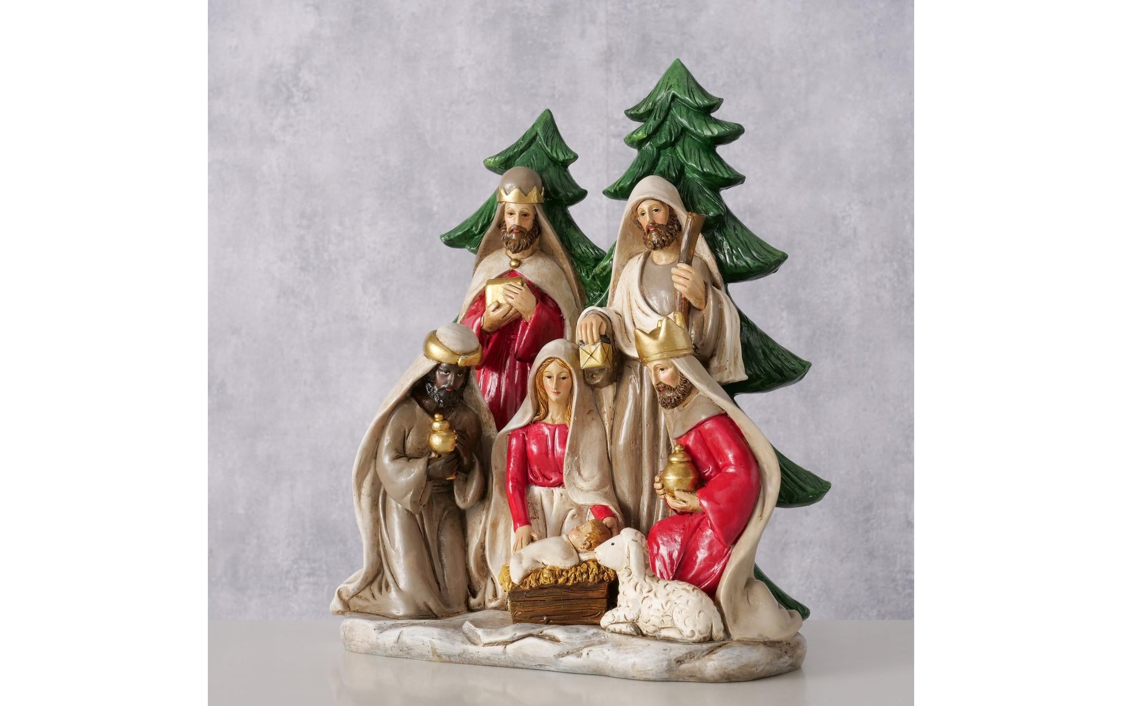 Boltze Krippe Bethanio Kunststoff, 21 x 26 cm