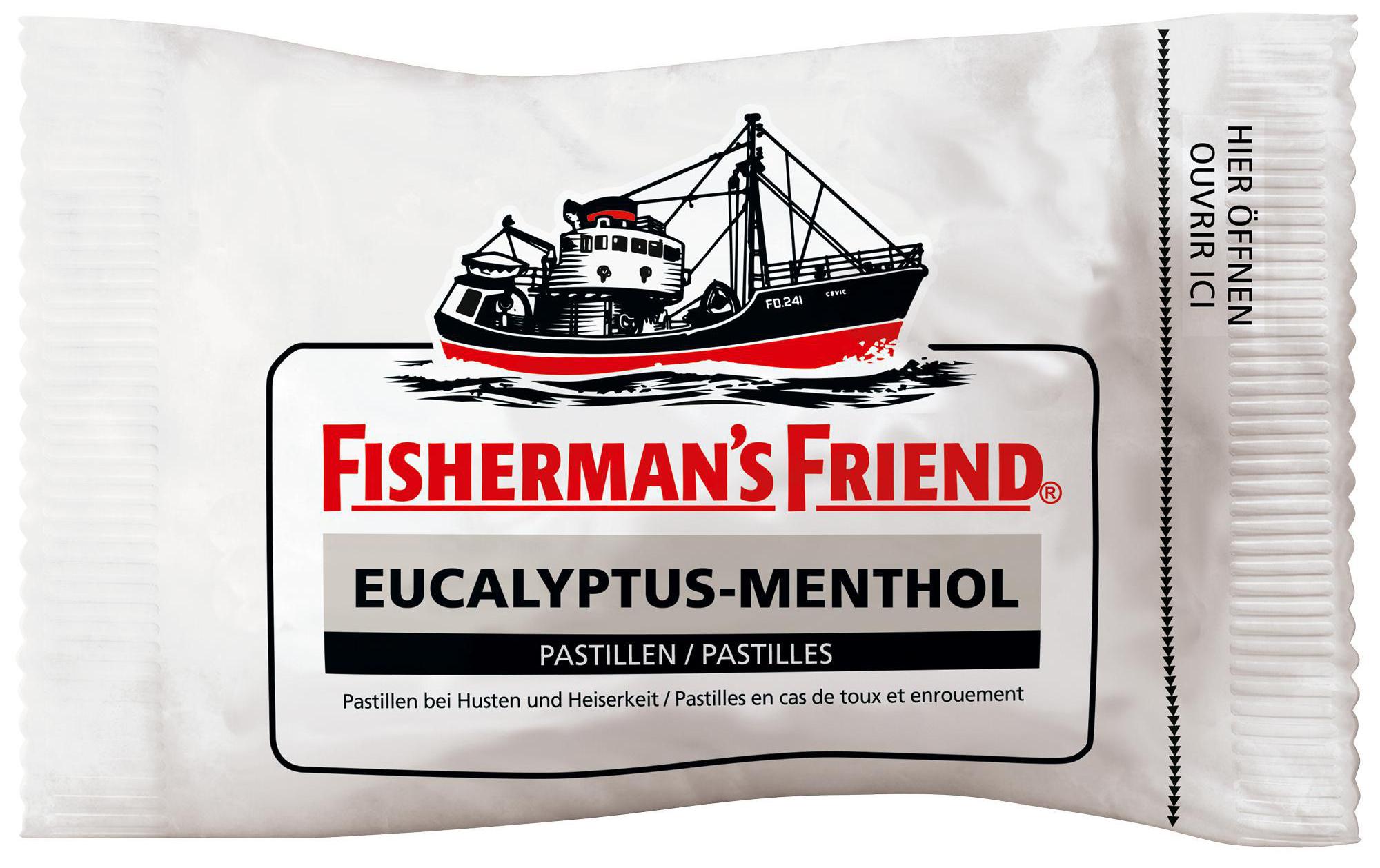 Fisherman's Bonbons Original Eucalyptus-Menthol 25g