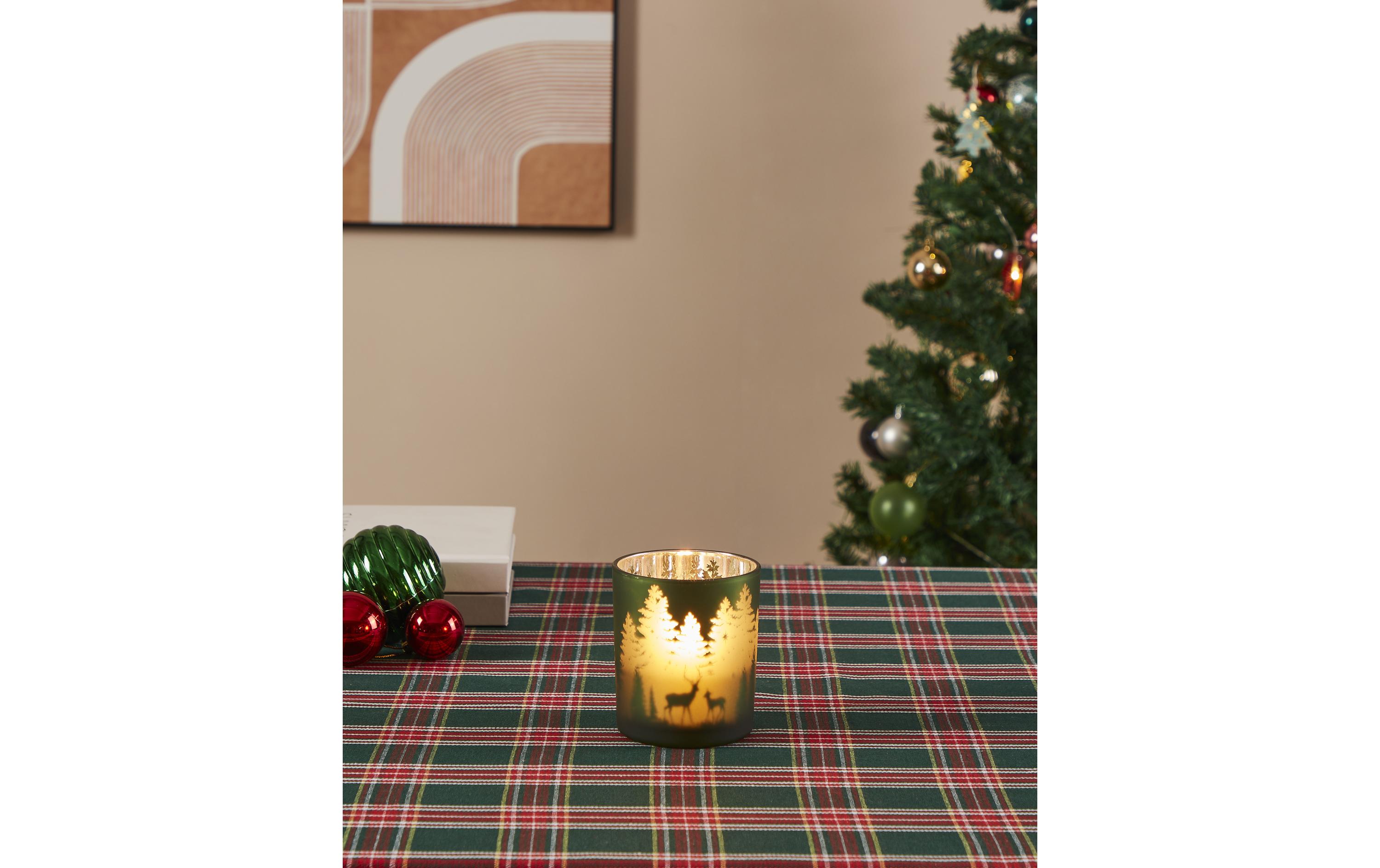 EGLO Winterlandschaft Lukut 10 cm Grün, Glas EGLO Winterlandschaft Lukut 10 cm Grün, Glas