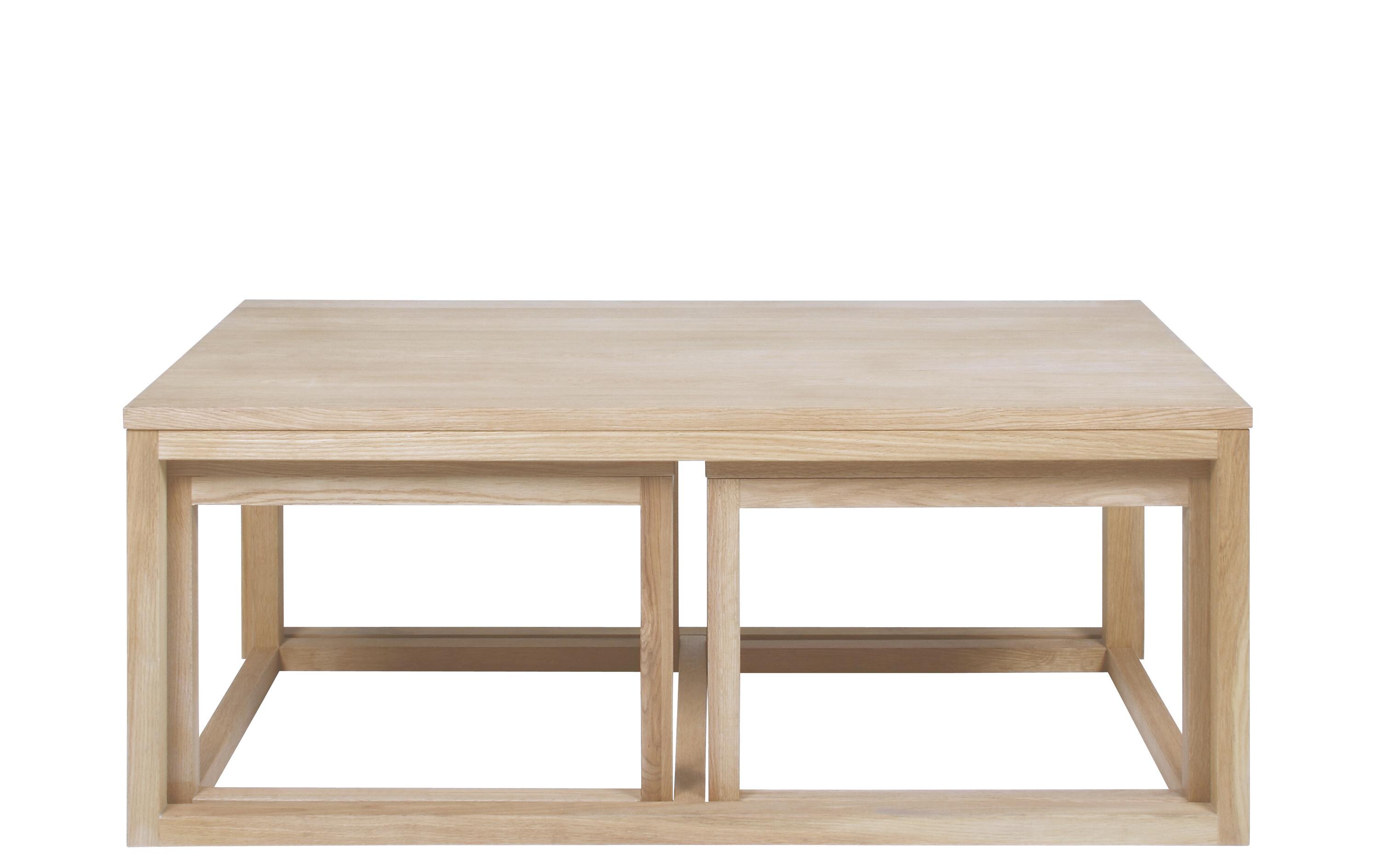 AC Design Couchtisch Cornus 3-er Set, Nature