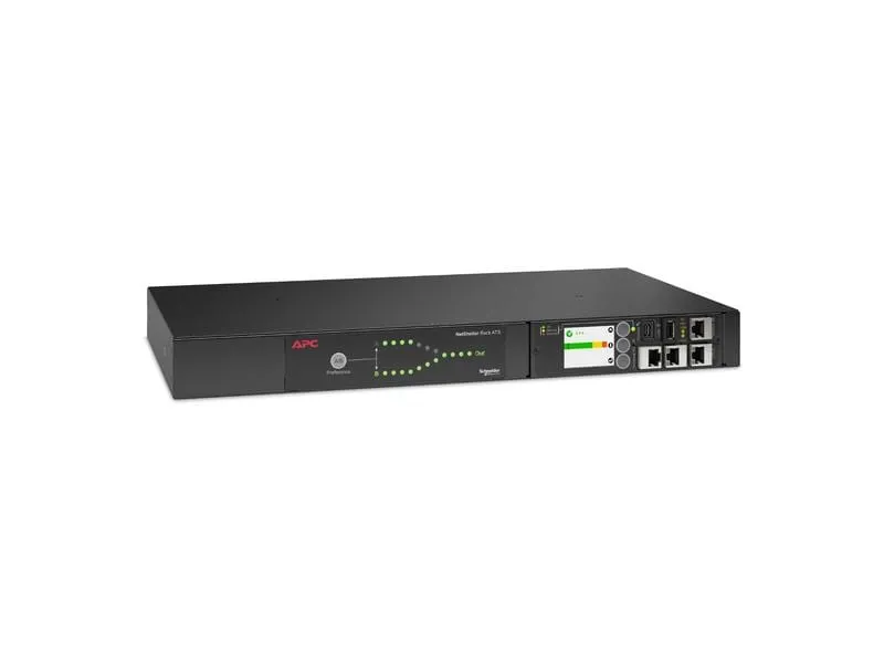 APC Automatic Transfer-Switch AP4423A IN: 16A 2xC20, OUT: 8xC13