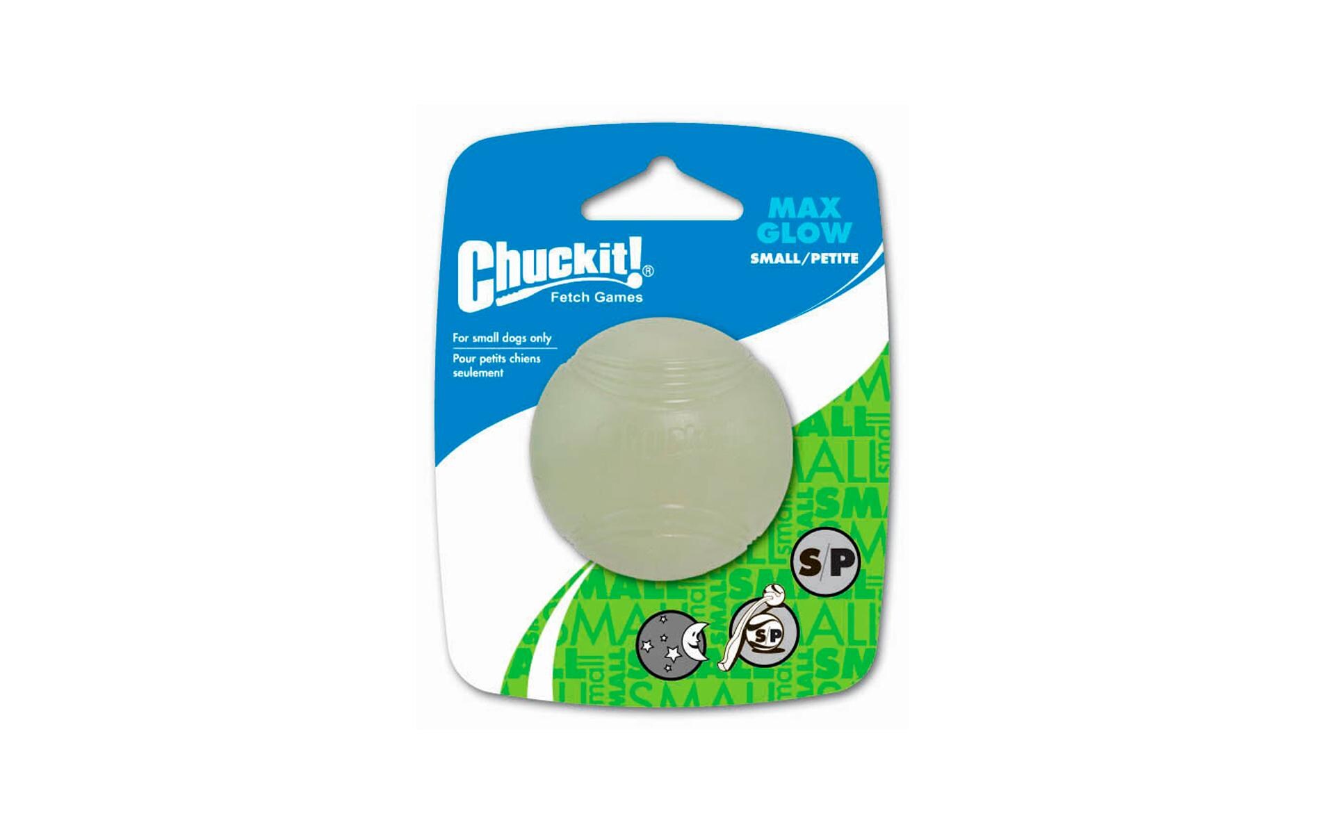 Chuckit! Hunde-Spielzeug Max Glow Ball S, Ø 5.5 cm