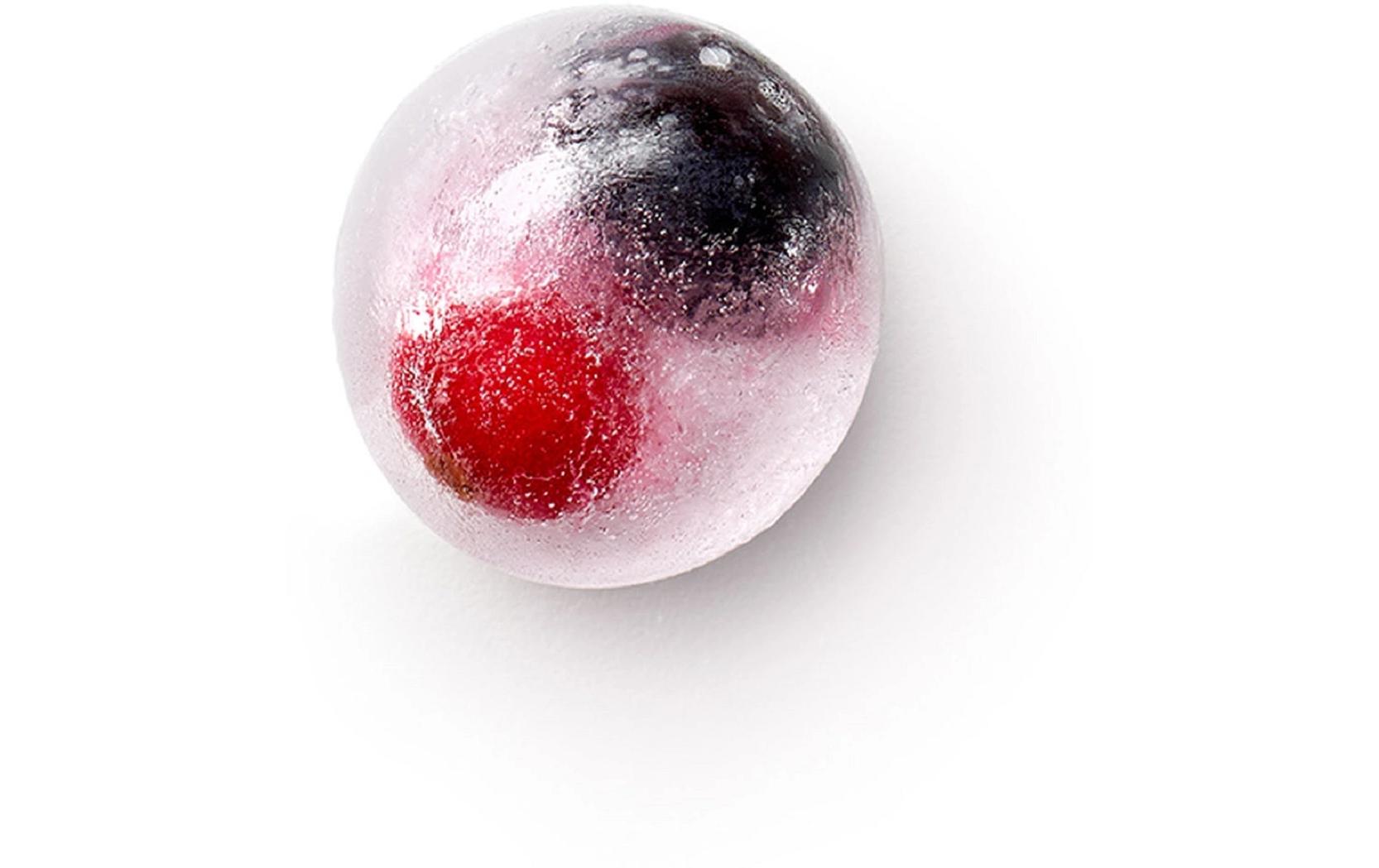 Lékué Eiswürfelform Kugeln Rot