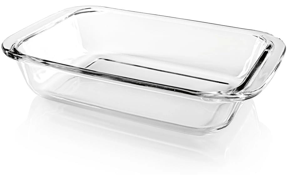 GOURMETmaxx Auflaufform für Heissluft-Fritteusen Eckig, Transparent