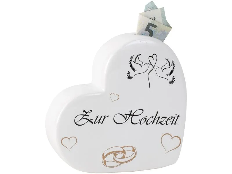 Trendcompany Spardose Hochzeit Herz Trendcompany Spardose Hochzeit Herz