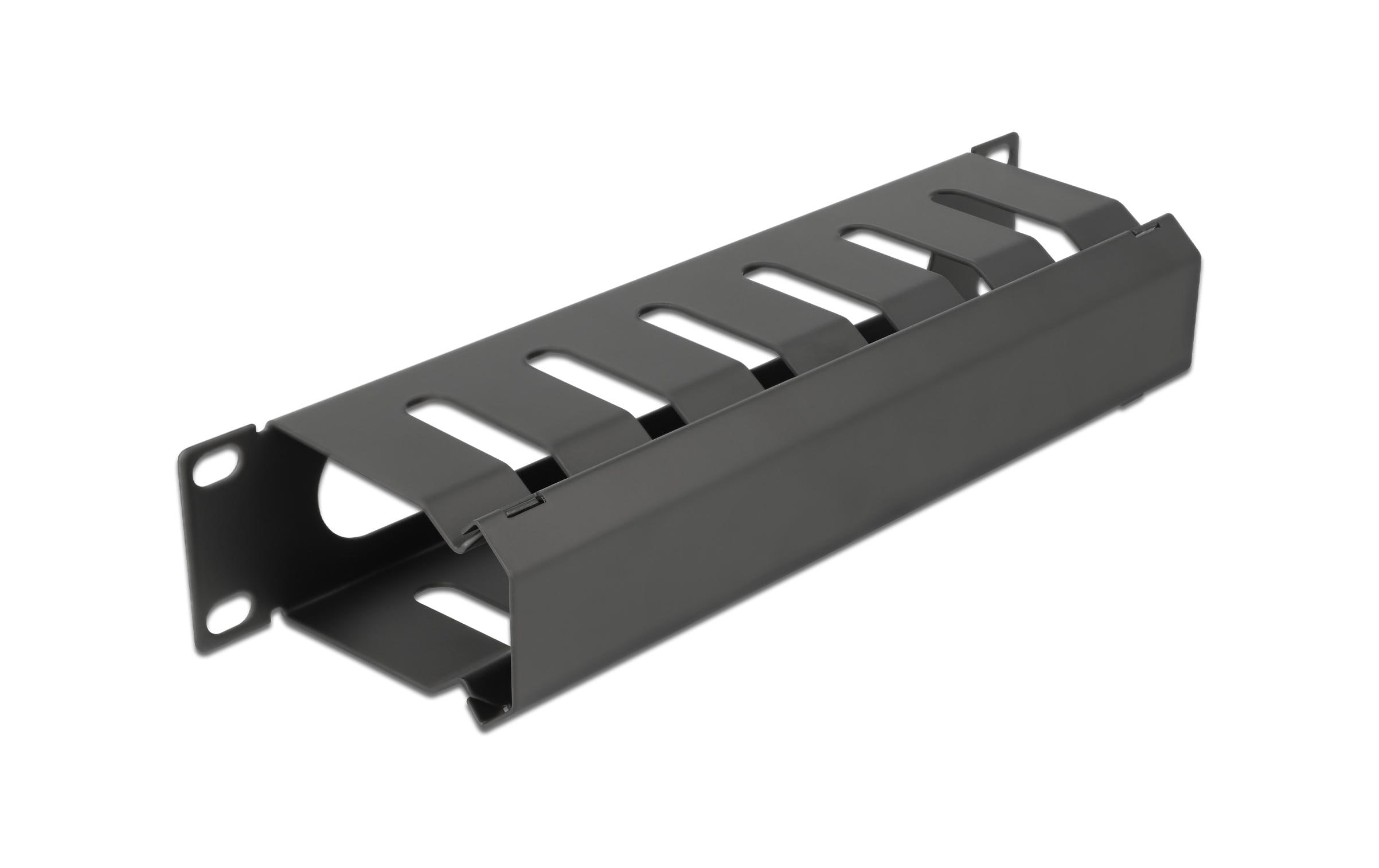 Delock Kabelführungspanel 1HE , Schwarz Delock Kabelführungspanel 1HE , Schwarz