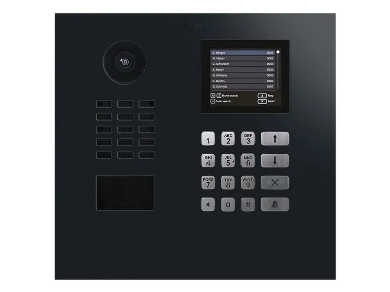 Doorbird D22DKH IP Video Türsprechanlage Graphitschwarz (Polar Raven) Doorbird D22DKH IP Video Türsprechanlage Graphitschwarz (Polar Raven)