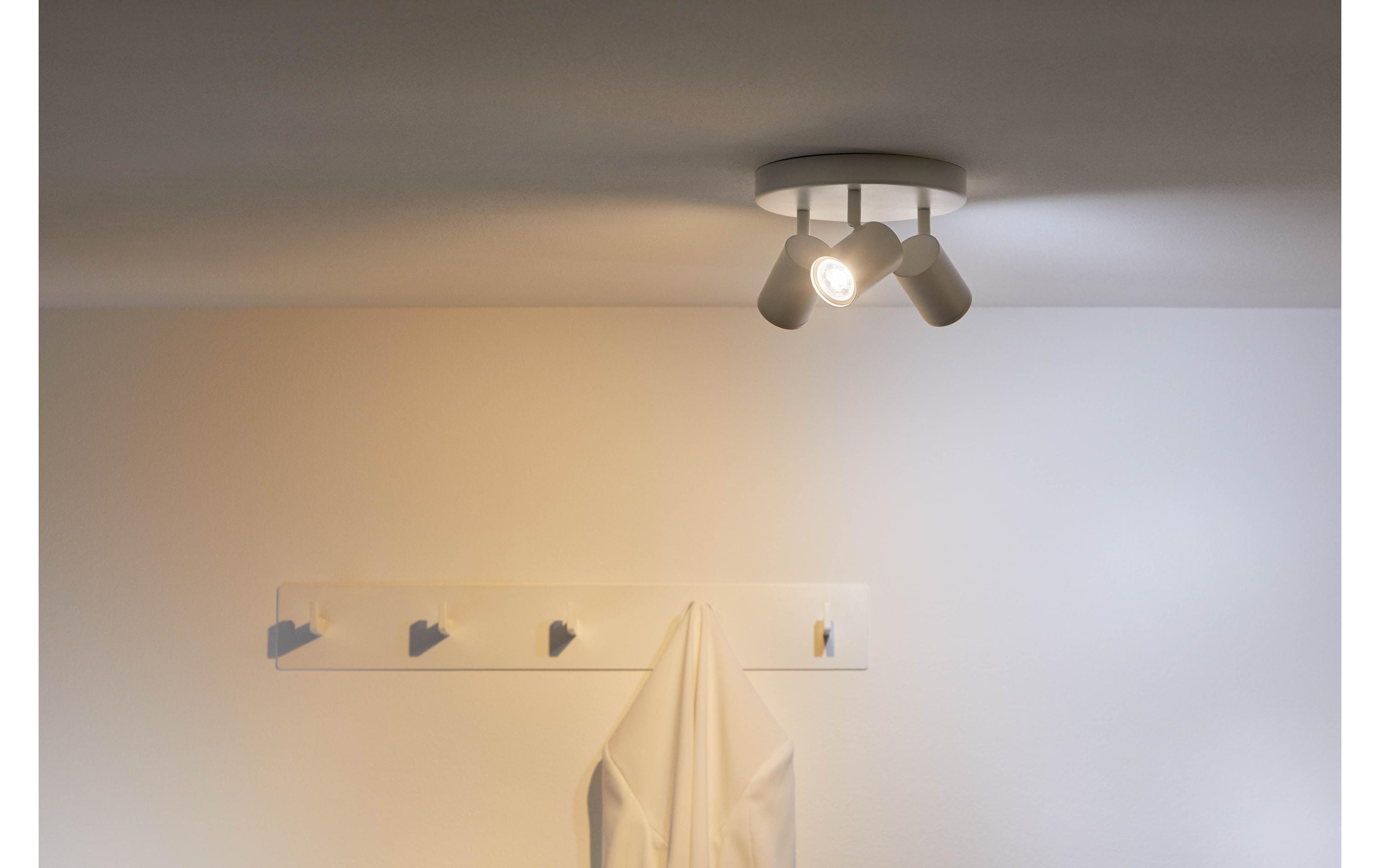 WiZ IMAGEO 3er Spot Tunable White & Color Deckenleuchte Weiss
