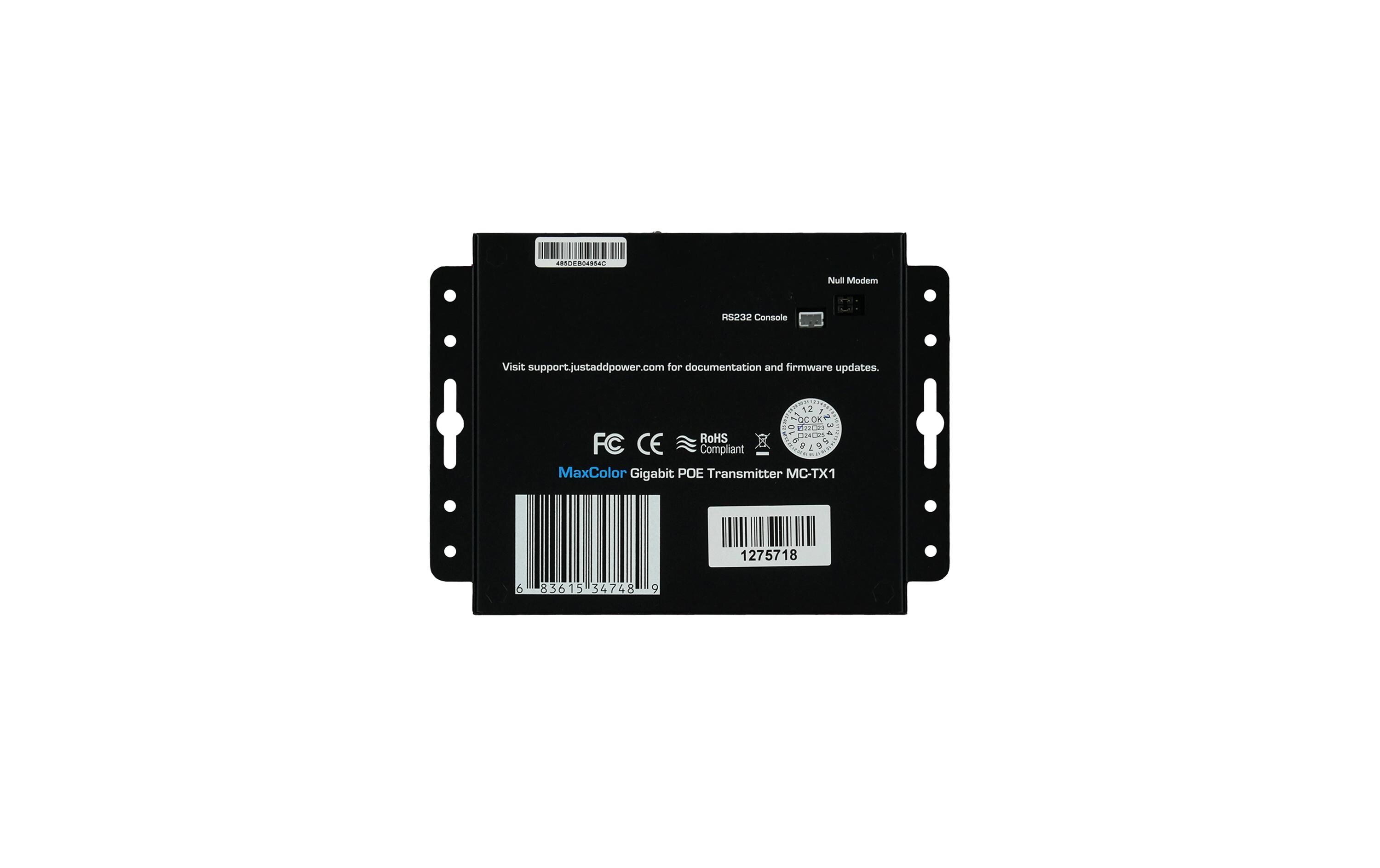 JUSTADDPOWER IP Transmitter VBS-MAX-TX-1 HDMI, PoE, 4K/60