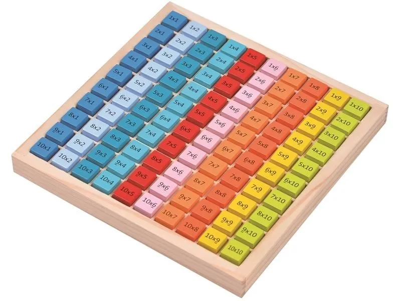 Spielba Holzspielwaren Multiplikations-Tabelle (10 x 10)