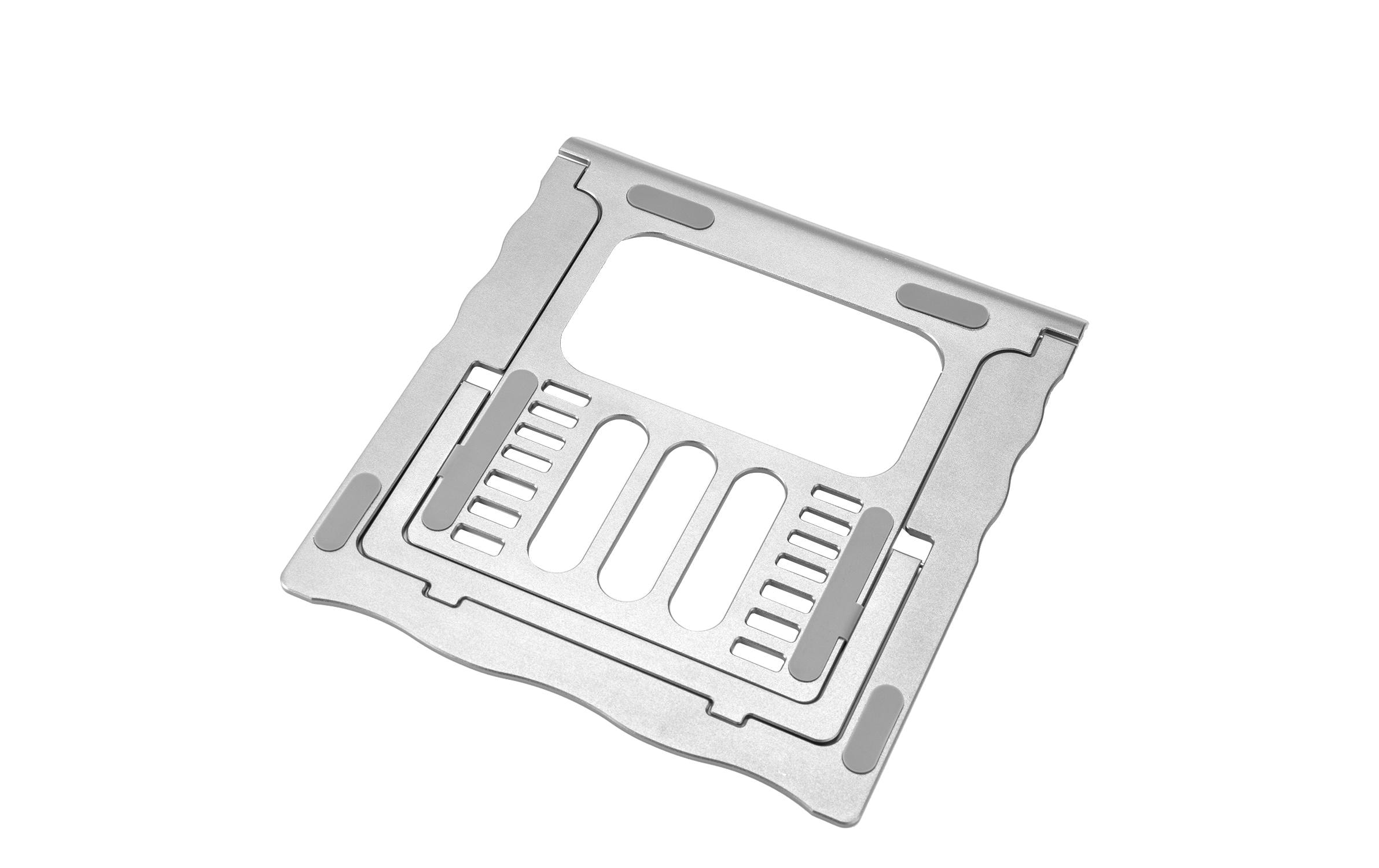 4smarts Notebook-Sleeve Felty+ FoldStand ErgoFix 13 Grau/Silber