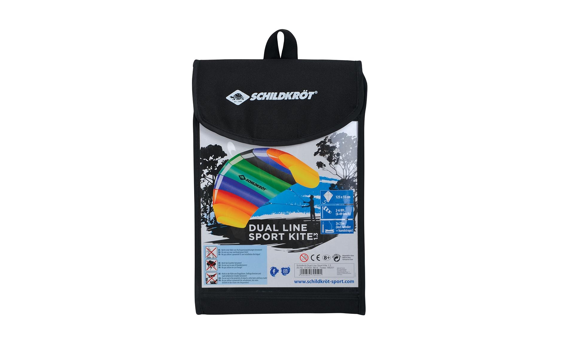 Schildkröt Funsports Lenkmatte Dual Line Sport Kite 1.3