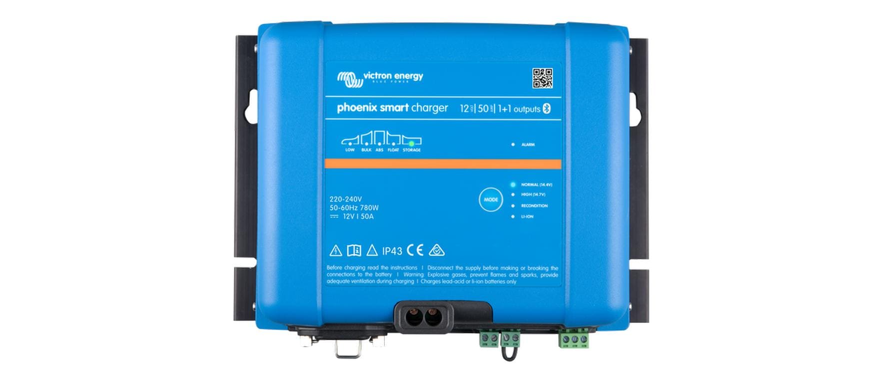Victron Batterieladegerät Phoenix Smart IP43 12 V 50A 1+1 Victron Batterieladegerät Phoenix Smart IP43 12 V 50A 1+1