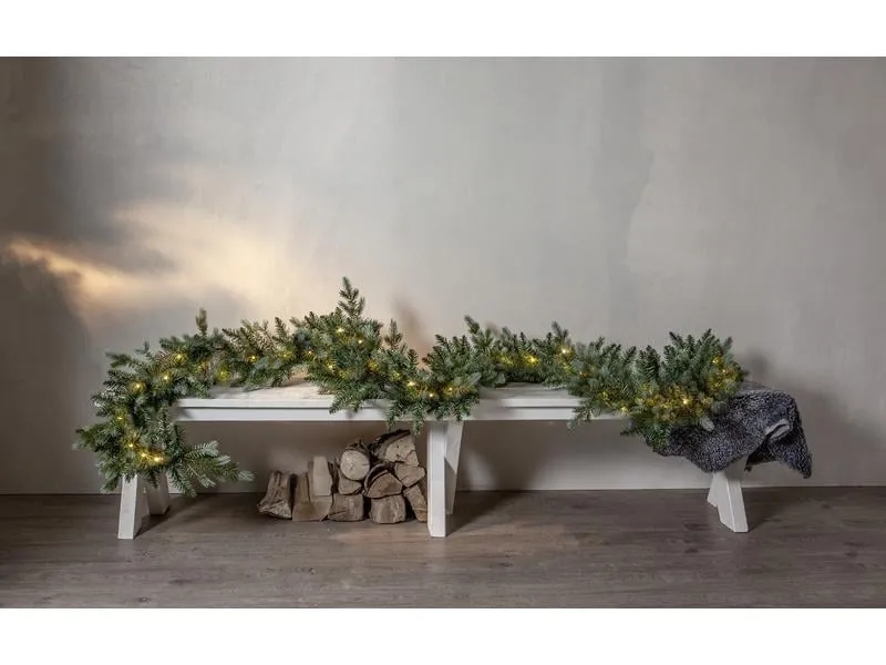 Star Trading Girlande LED Greyland, 300 cm, Grün