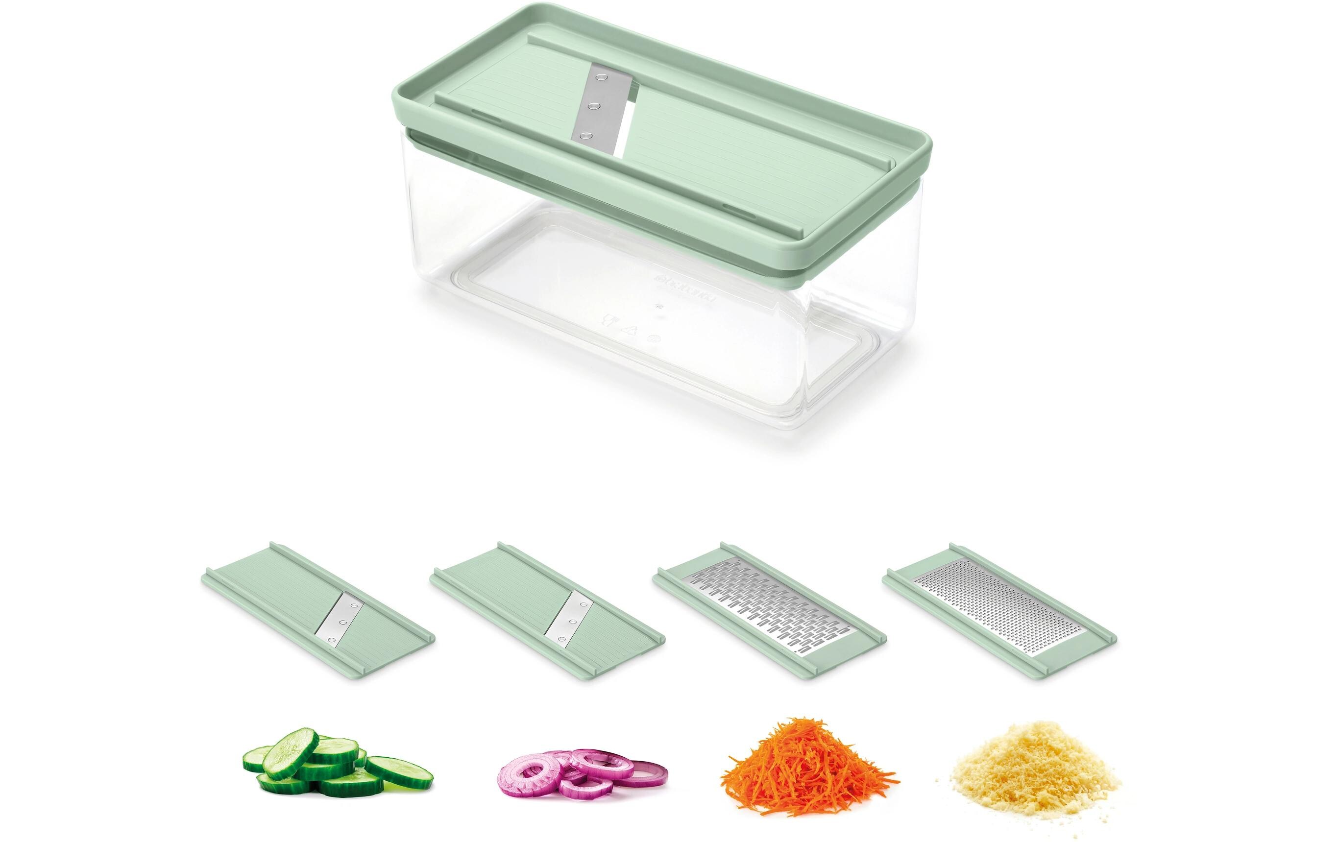 Brabantia Handreibe Tasty+ 5-telig, Grün/Transparent