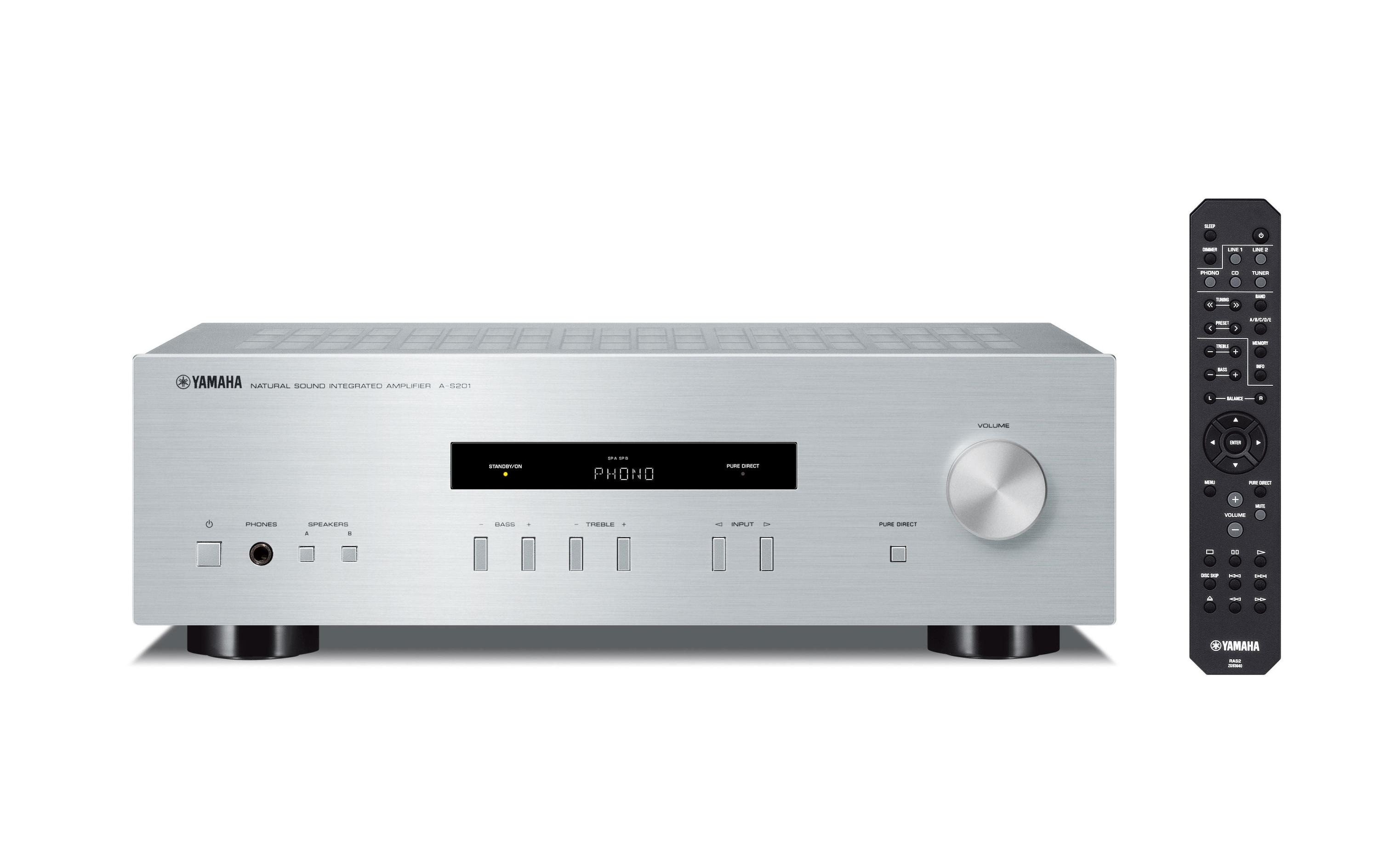 Yamaha Stereo-Verstärker A-S201 Silber Yamaha Stereo-Verstärker A-S201 Silber