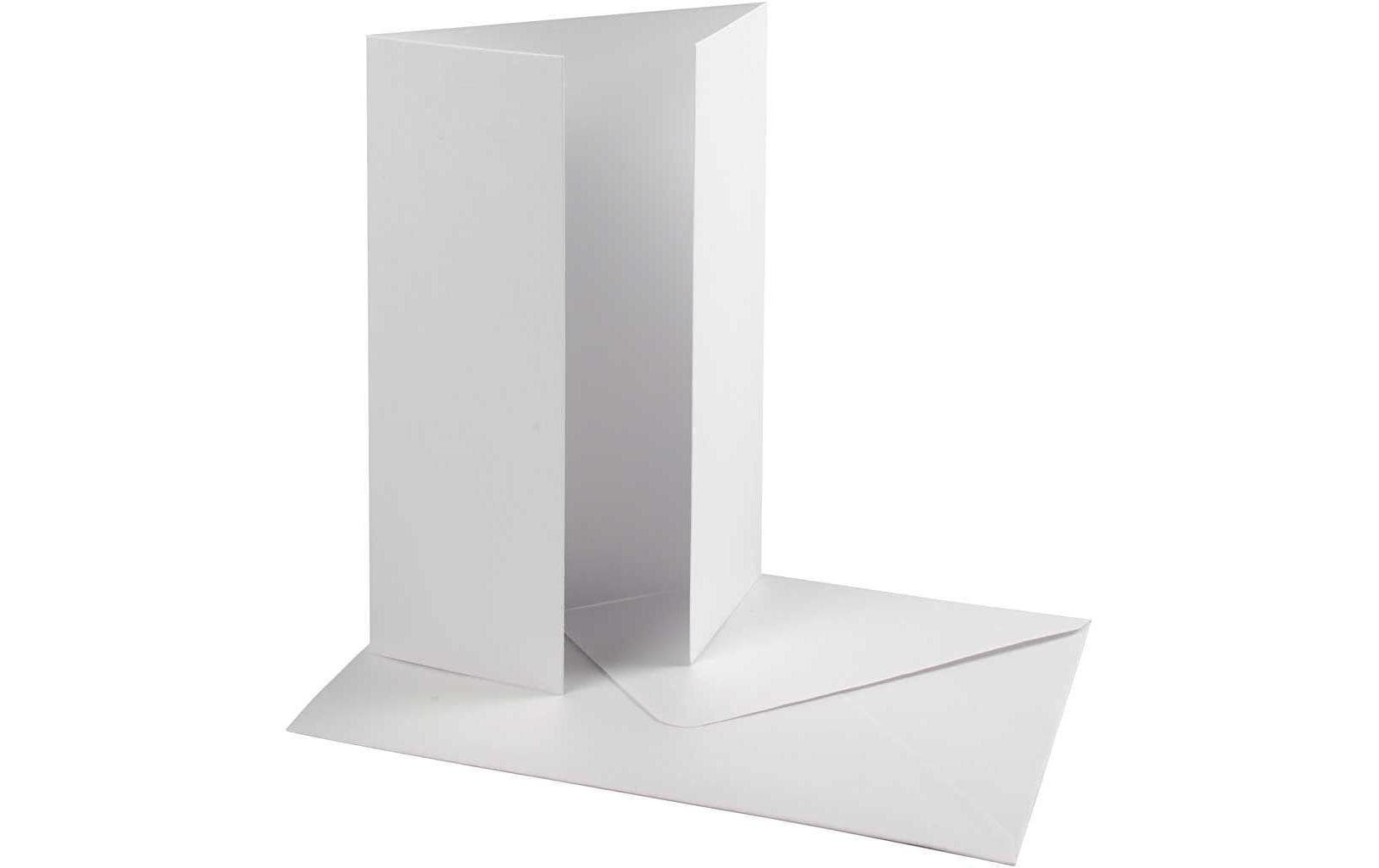 Creativ Company Blankokarte 10.5 x 15 cm Crème, 10er Set