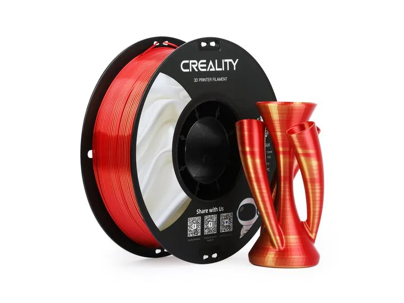 Creality Filament PLA Silk Gold/Rot, 1.75 mm, 1 kg