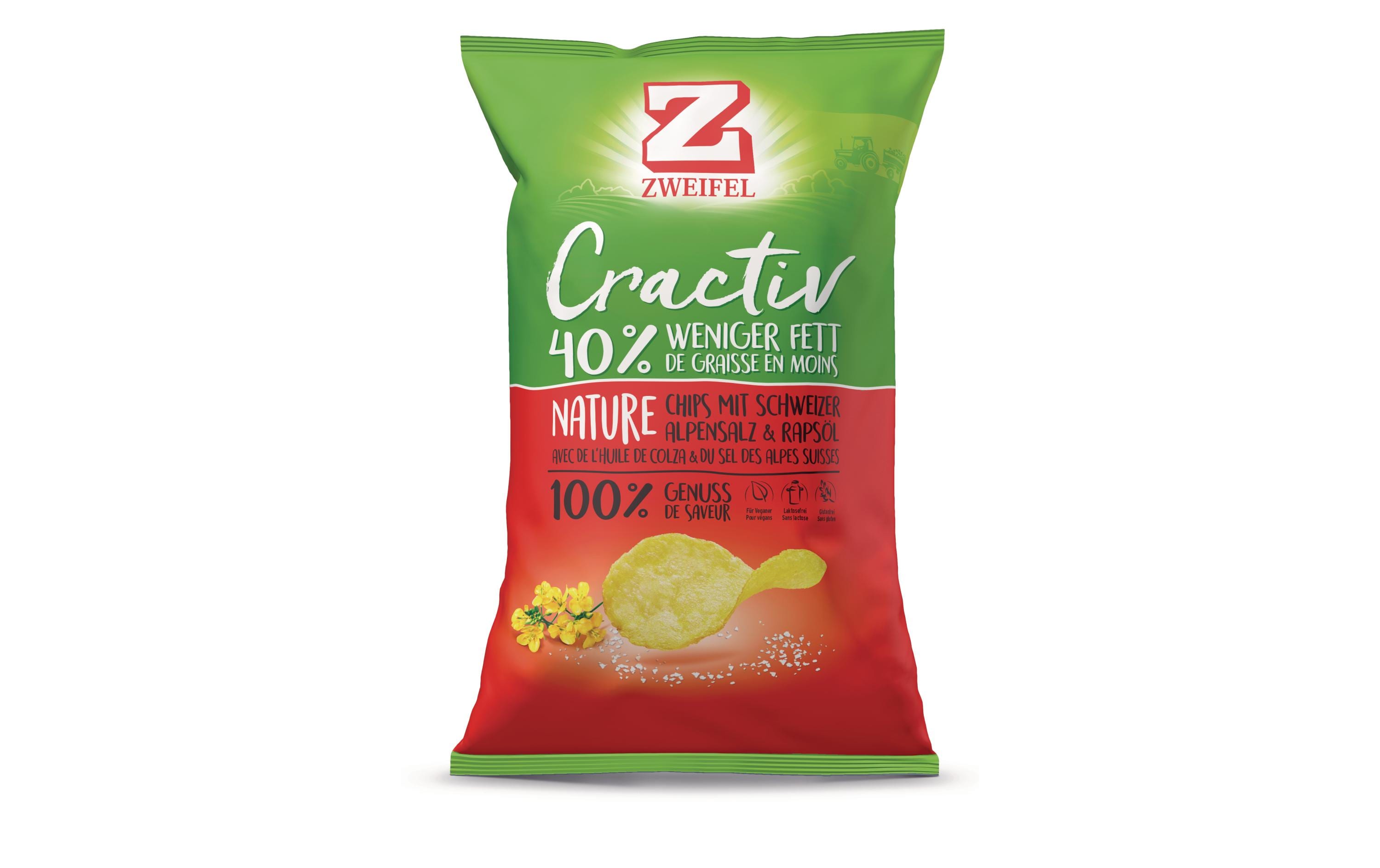 Zweifel Chips Cractiv Nature 160 g