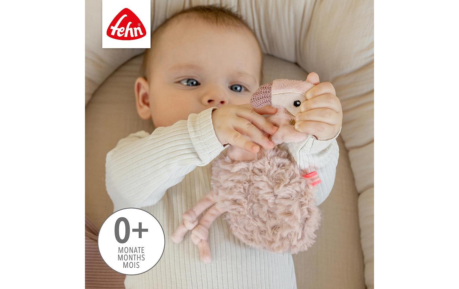 fehn Knister-Flamingo Rose