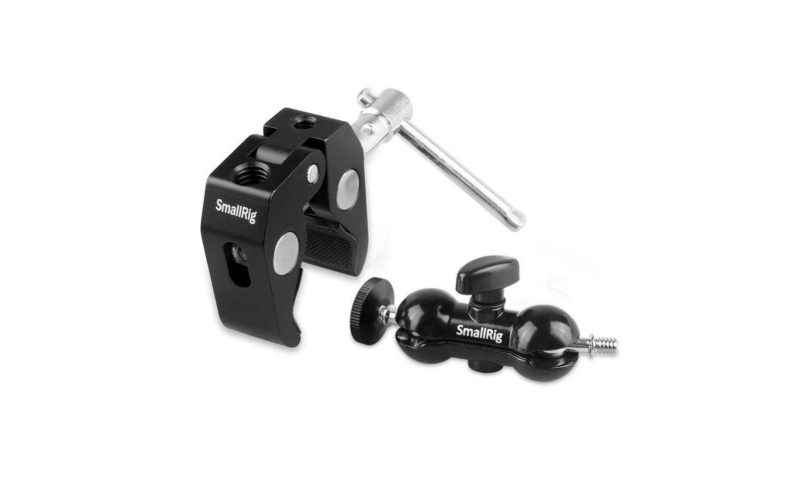 Smallrig Clamp mit Kugelkopf und 1/4 Schraube