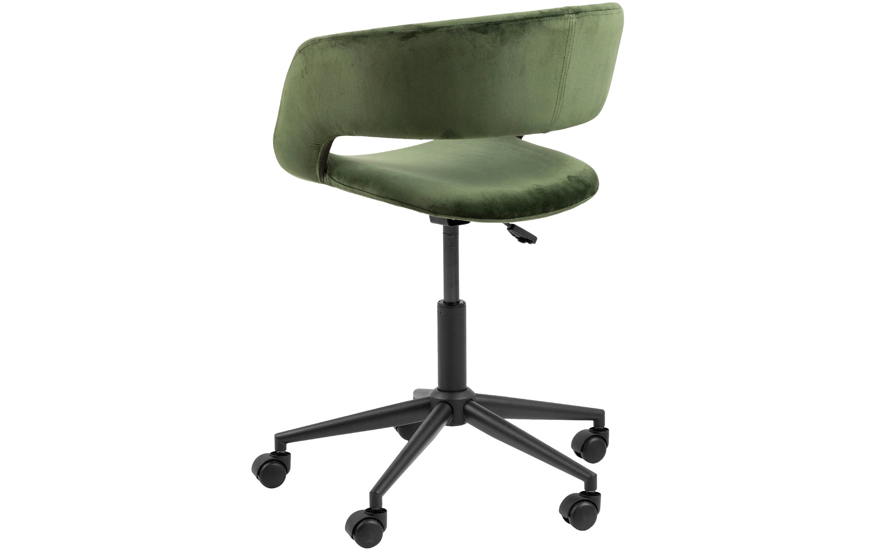 AC Design Bürostuhl Grace, mit Polsterrücken, Waldgrün