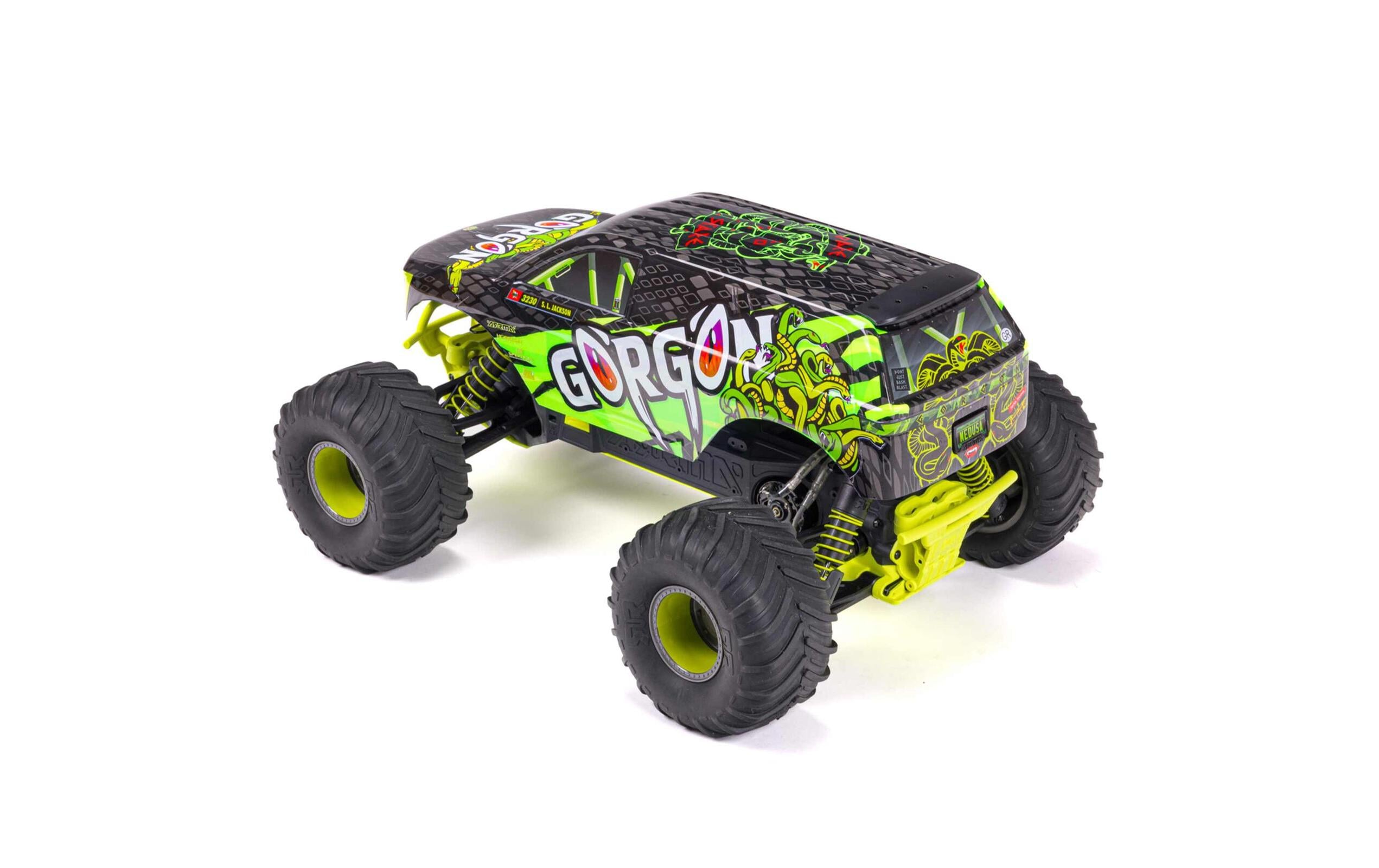 Arrma Monster Truck Gorgon MEGA 550 RWD Gelb, RTR, 1:10