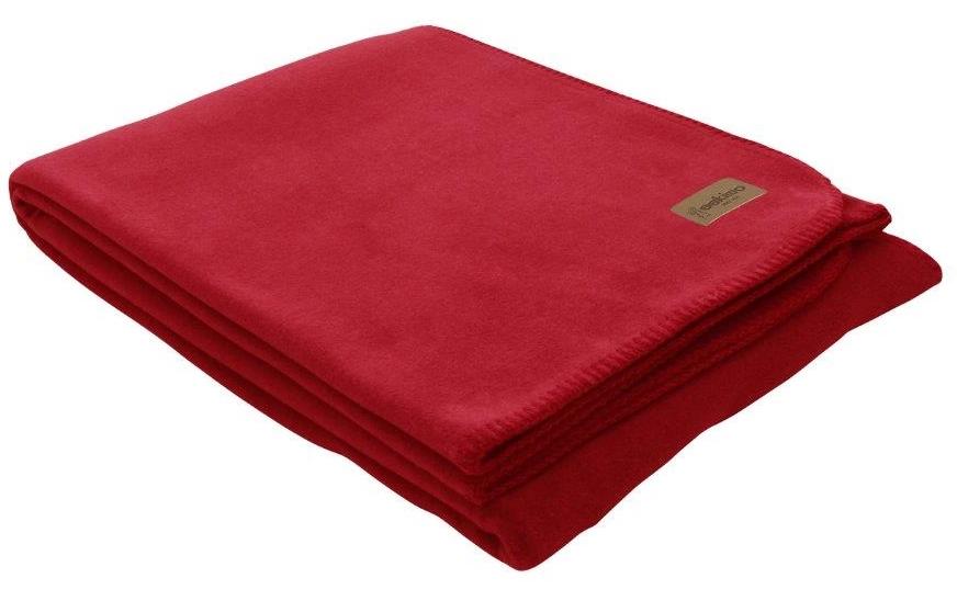 Eskimo Decke Edelvelours Rot, 100 x 150 cm