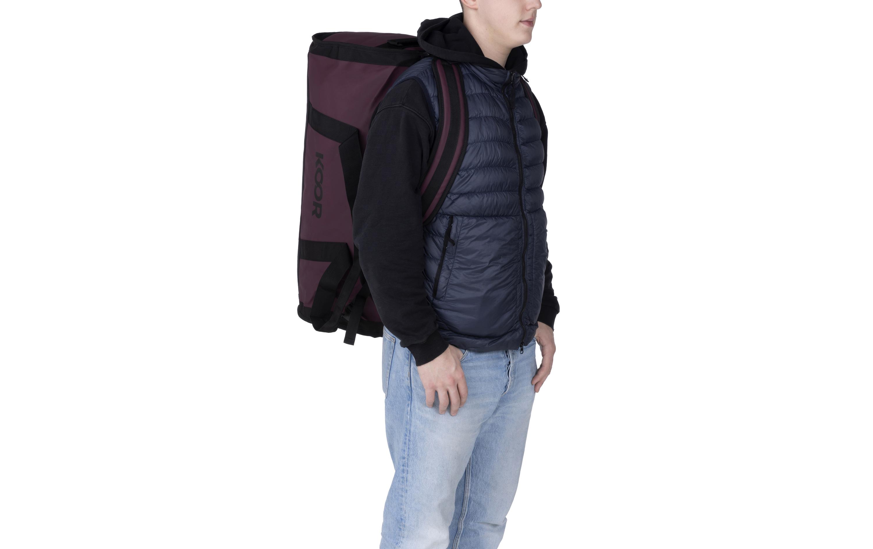 KOOR Duffle Bag Sooma 70 l, Maroon
