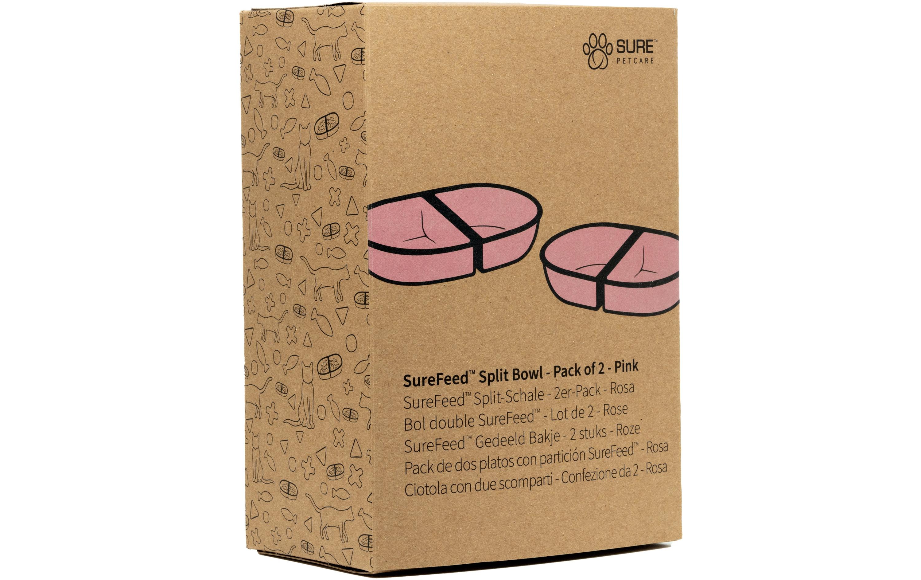 SureFeed Zubehör Doppel-Schale Pink, 2 Stk.