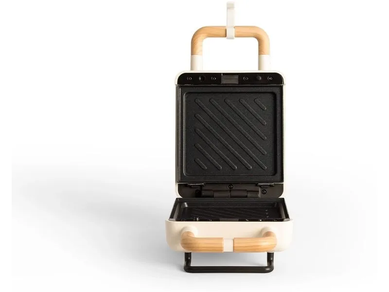 Create Waffeleisen Stone 2 in 1 Compact Wollweiss