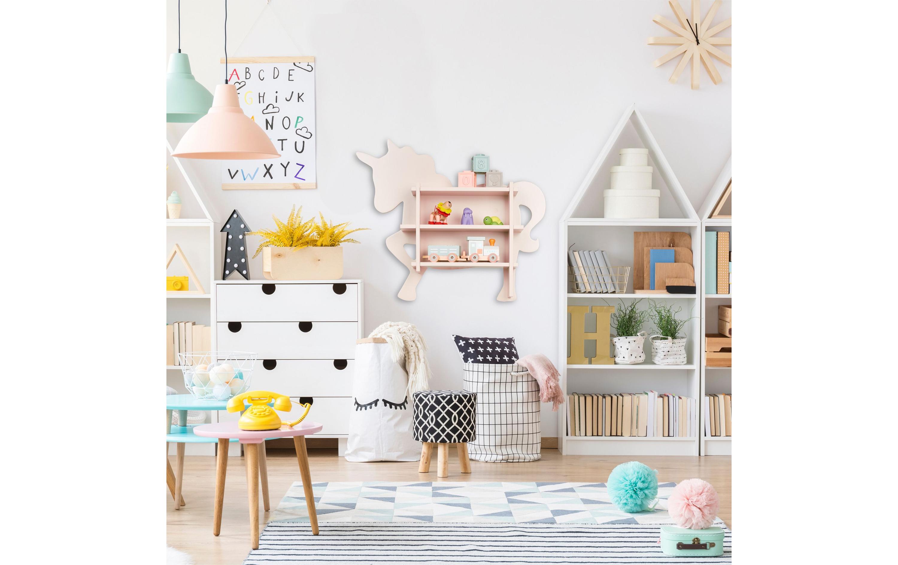 relaxdays Kinderregal Einhorn