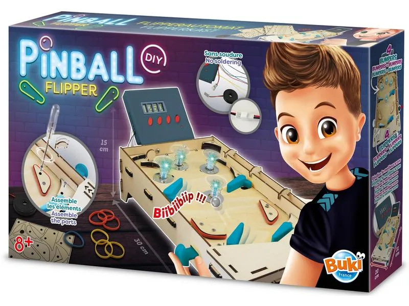 Buki Experimentierkasten DIY Pinball: Flipper Buki Experimentierkasten DIY Pinball: Flipper