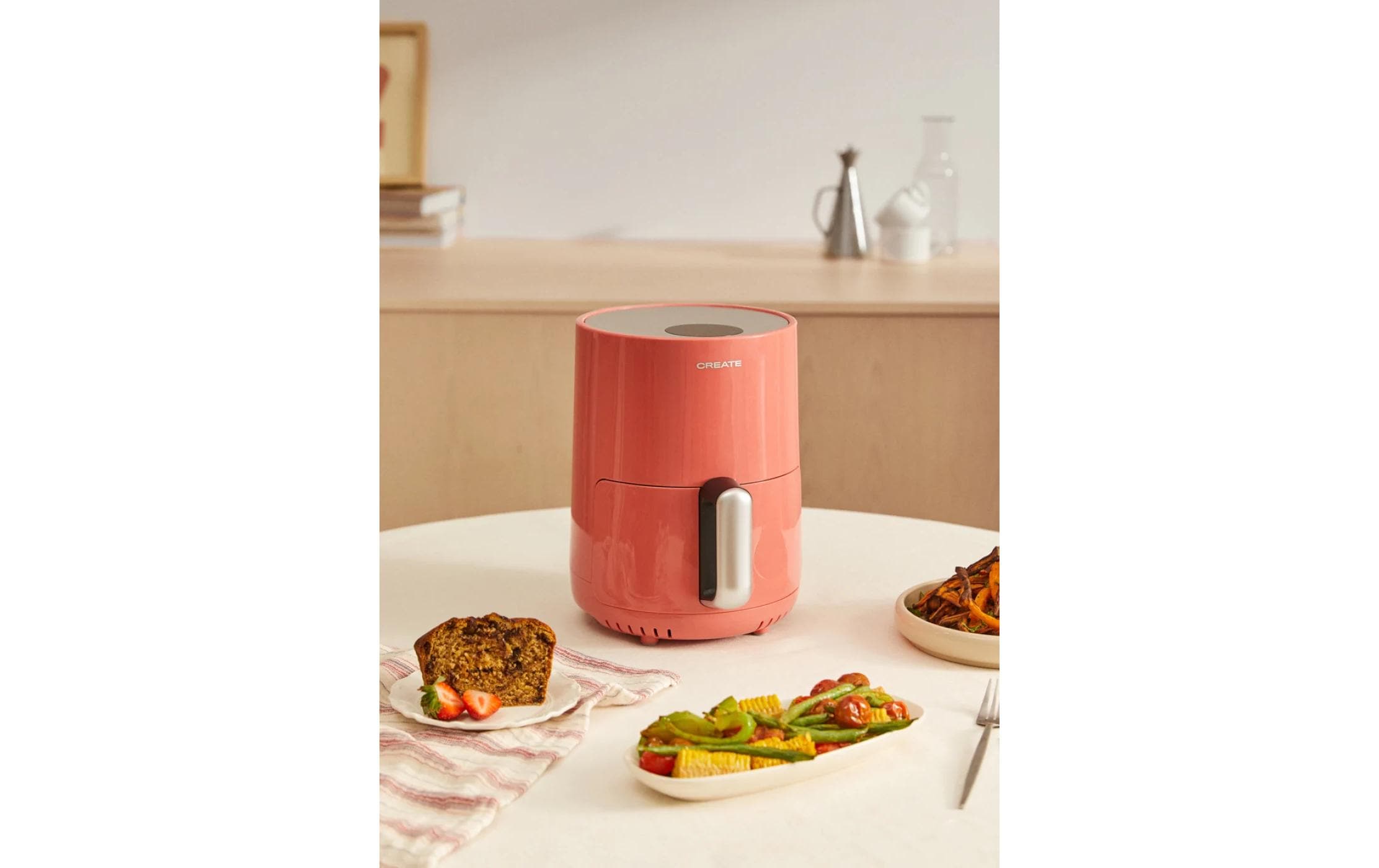 Create Heissluft-Fritteuse Air Fryer Terrakotta 1.5 l