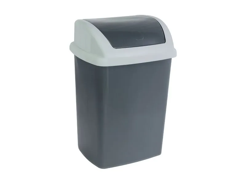 Maul Abfalleimer MAULswing 24 l, Dunkelgrau