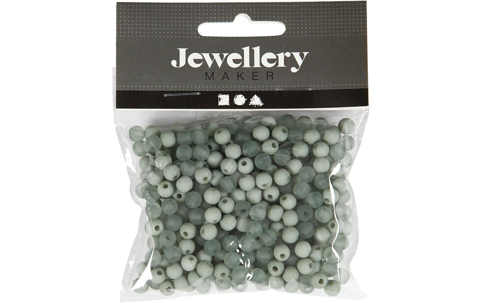 Creativ Company Kunststoffperlen 6 mm, Mint, 150 Stk.