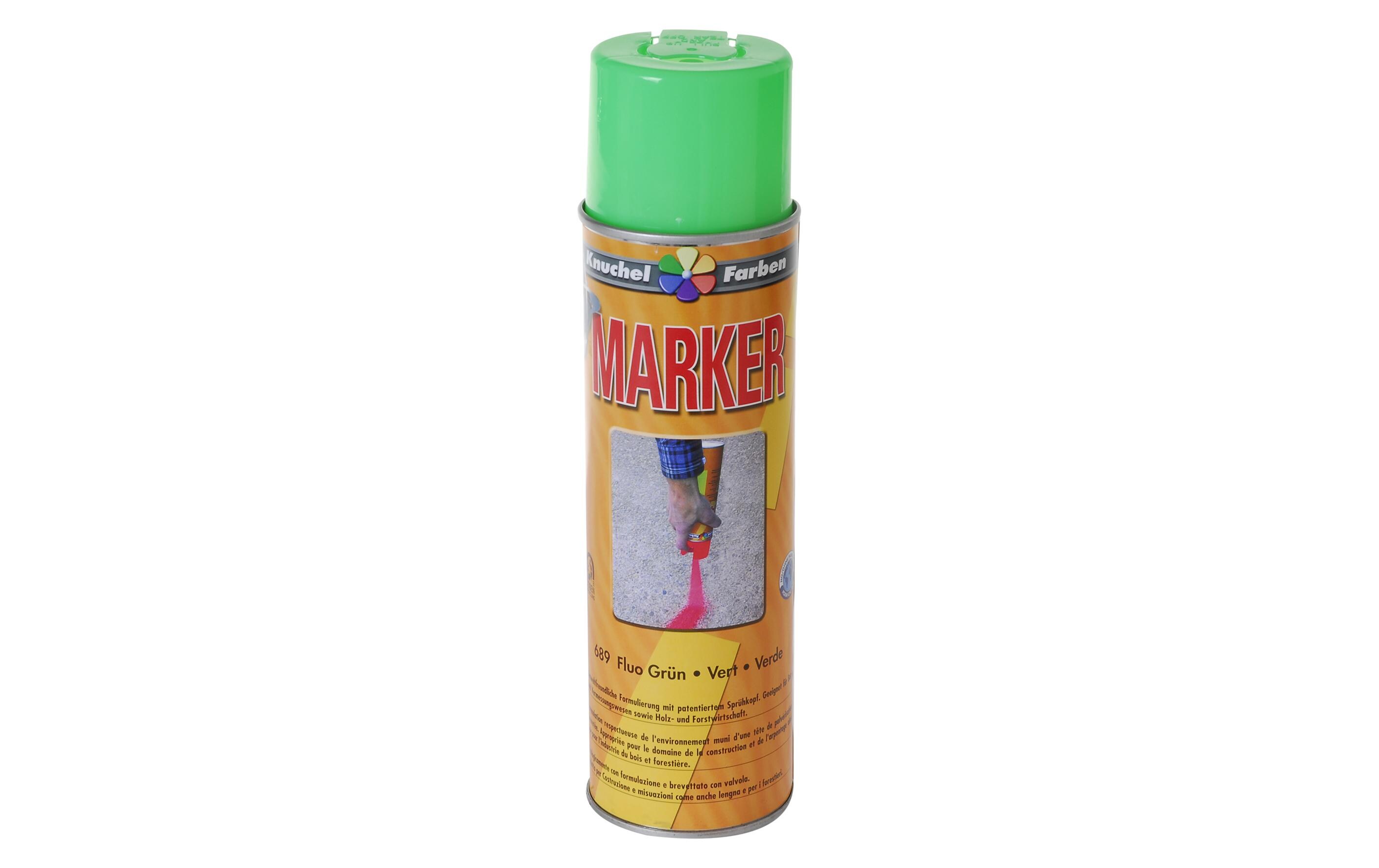 Knuchel Markierspray Marker 500 ml Grün fluoreszent Knuchel Markierspray Marker 500 ml Grün fluoreszent