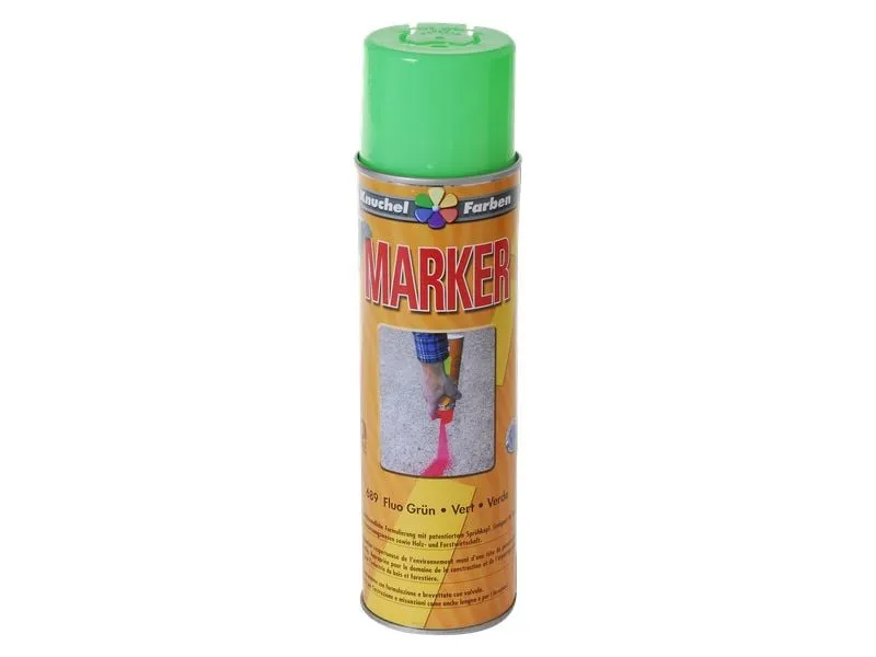 Knuchel Markierspray Marker 500 ml Grün fluoreszent
