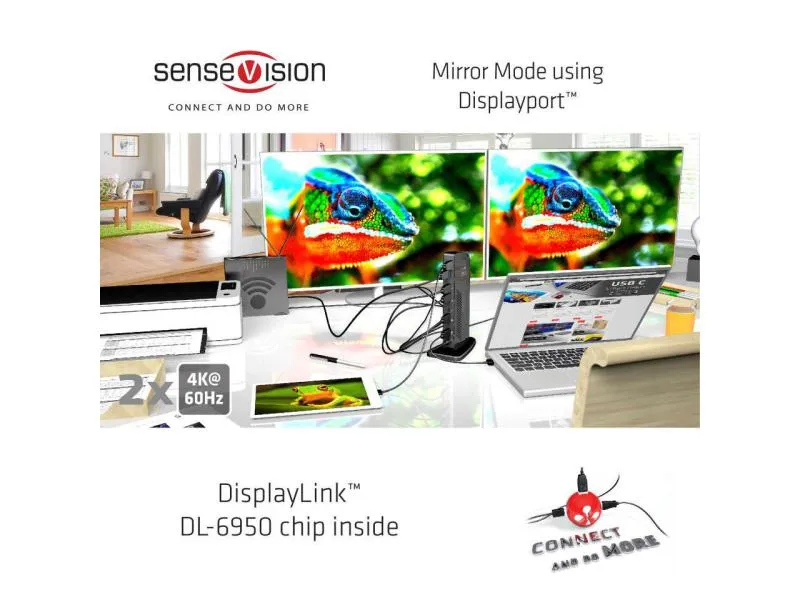 Club 3D Dockingstation CSV-1460 USB 3.0 Dual Display 4K60 Hz Club 3D Dockingstation CSV-1460 USB 3.0 Dual Display 4K60 Hz