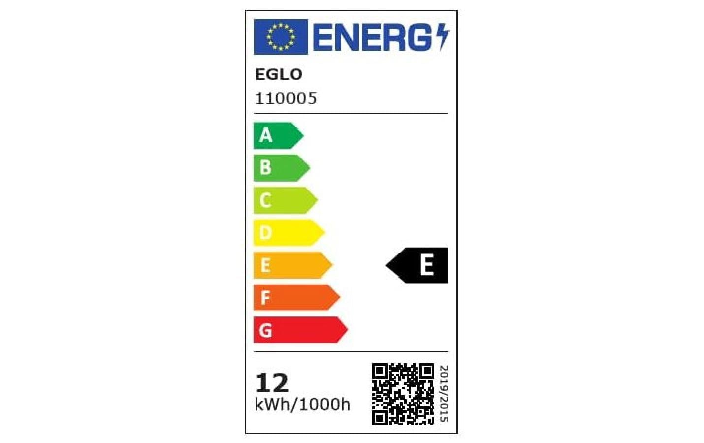 EGLO Leuchten Lampe 12 W E27 Warmweiss