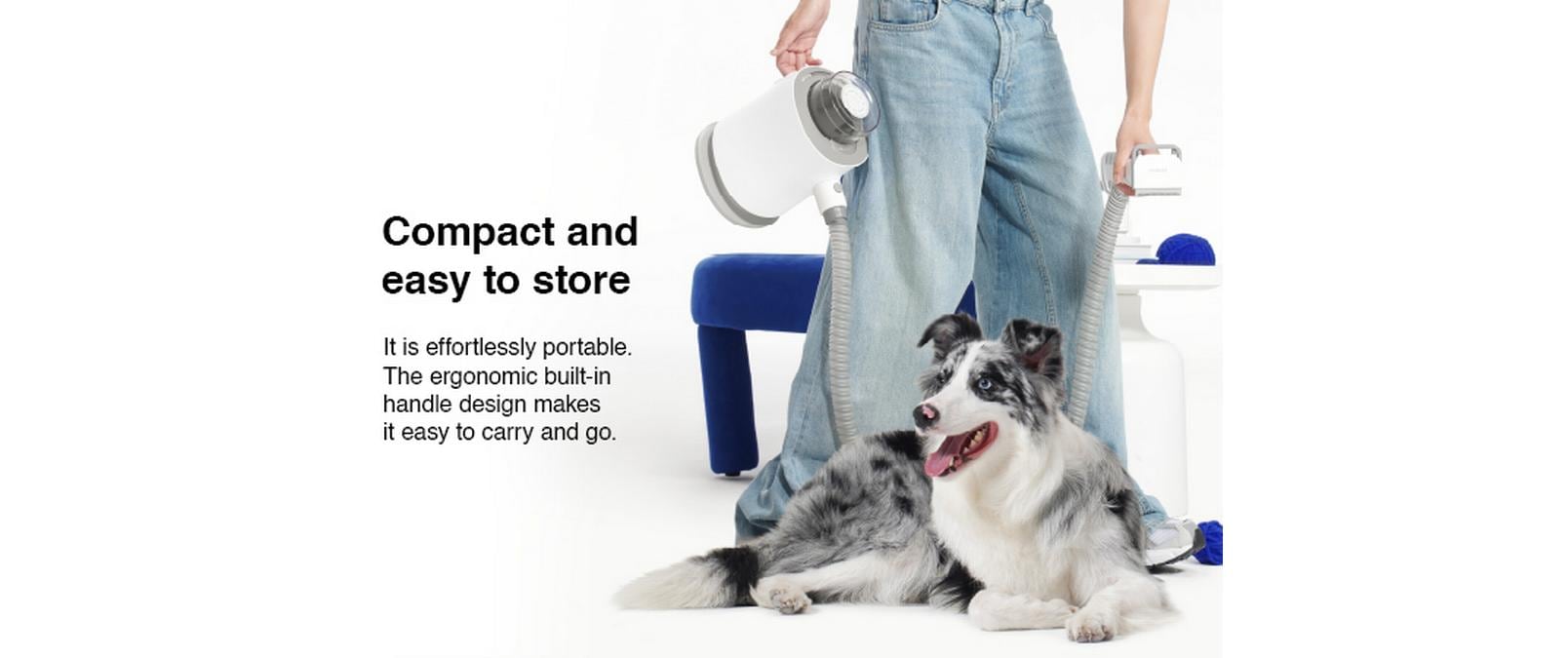 Neakasa P0 Pro Hundeschermaschine, 5in1 mit Staubsauger