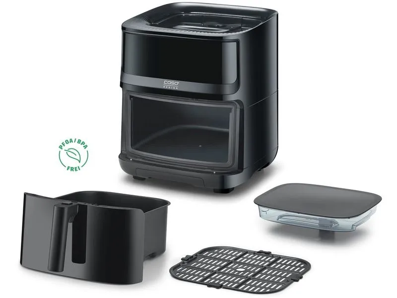 Caso Heissluft-Fritteuse AirFry & Steam 700 1.3 kg, Schwarz